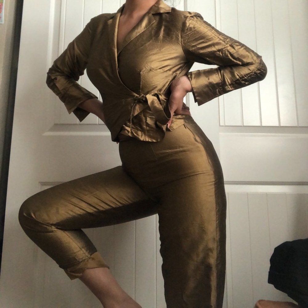 Vintage Robbie Bee Petite metallic gold set!